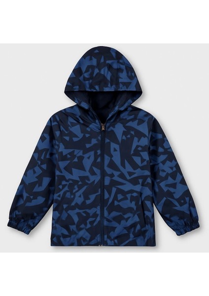 Mermer Desen Erkek Çocuk Yağmurluk 3627