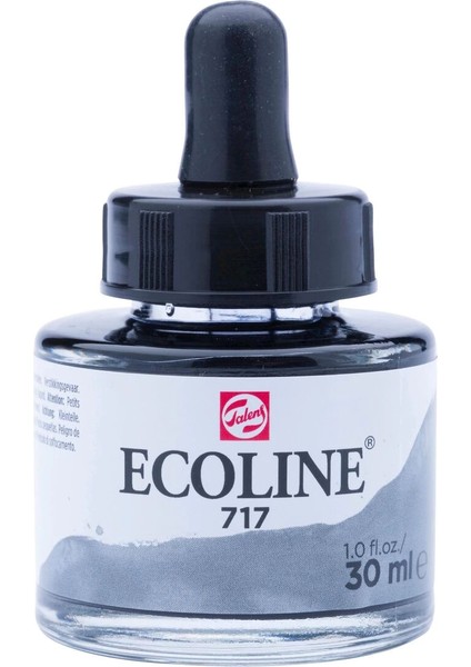Ecoline Sıvı Suluboya 30 Ml. 717 Cold Grey