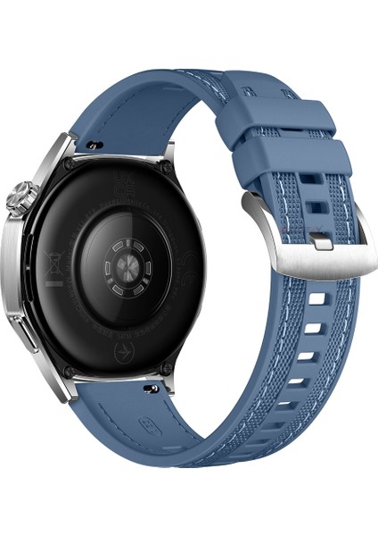 Huawei Watch Gt6 Pro 46MM ile Uyumlu Metal Tokalı Dikiş Detaylı Şık Dokuma Silikon Kordon fiyatları