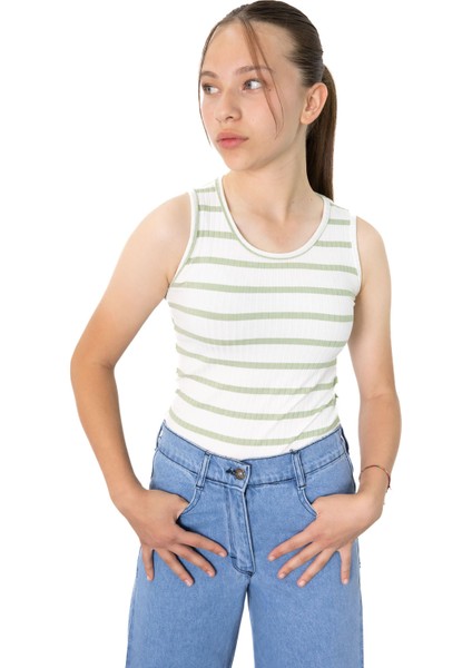 Mavi Geniş Paça Yanları Şeritli Kız Çocuk Jean Pantolon 21124 fiyatları