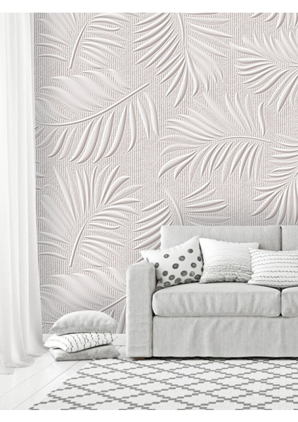 3boyutlu Yapraklar Desenli Silinebilir Sağlıklı Tekstil Duvar Kağıdı fiyatları