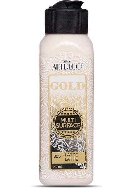 Gold Multi Surface Akrilik Boya 140 Ml. 305 Latte