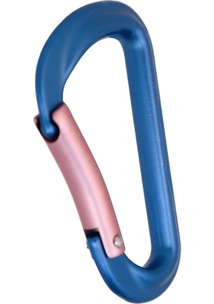 D Şekilli Alüminyum Karabina Klips - 100 kg Kırma Noktası, 22.4g Hafif Tasarım