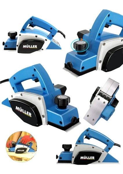 Alman Xs-Line 4200 Motor Korumalı Otomatik Şanzıman Çift Bıçaklı Planya Rende Makinesi