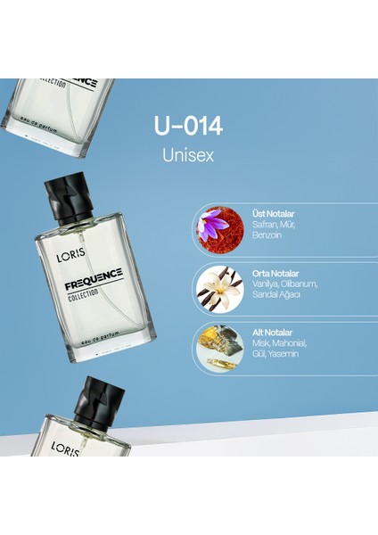 U-014 Frequence Unisex Parfüm 50 ml fiyatları
