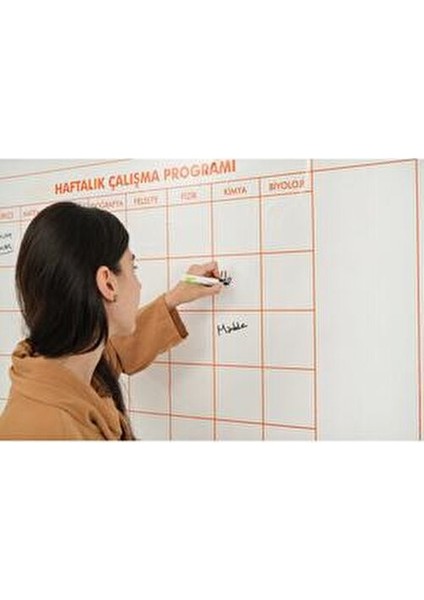 9-10-11-12.sınıf Haftalık Ders Çalışma Programı Beyaz Renkli Ölçüler ile Planlama indirimleri