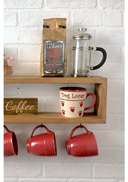 Tekli Yüzer Ahşap Kutu Raf, Kahve Rafı, Banyo Rafı, Duvar Dekoru fiyatları
