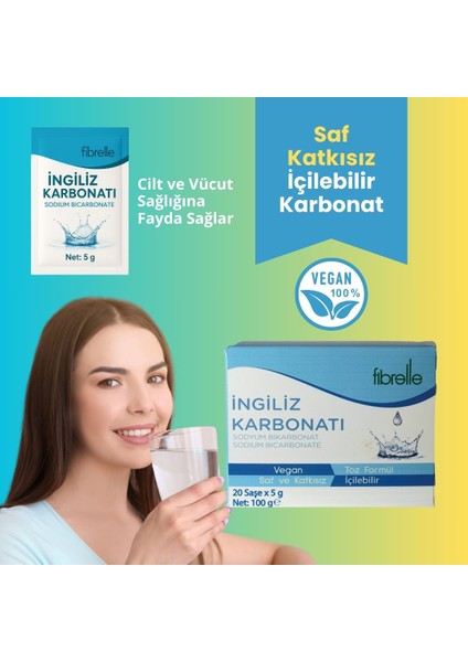 Sodyum Bikarbonat (Ingiliz Karbonatı) Saşe ( 1 Saşe = 5 G ) fiyatları