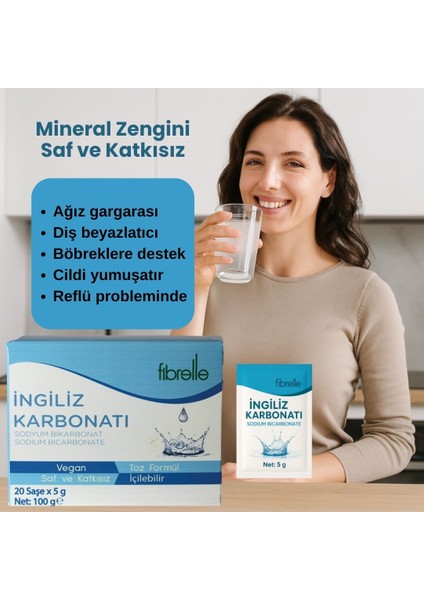 Sodyum Bikarbonat (Ingiliz Karbonatı) Saşe ( 1 Saşe = 5 G ) modelleri