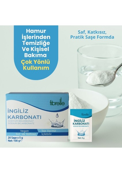 Sodyum Bikarbonat (Ingiliz Karbonatı) Saşe ( 1 Saşe = 5 G ) fırsatları