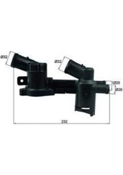 Caddy Golf 6 Jetta Polo Audi A3 Skoda Fabia Octavia Rapid Roomster Cbza Cbzb 2009-2015 Termostat Yuvası (Komple)