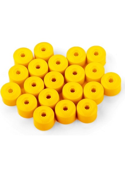 Vw Golf Plus 2005-2011 Tekerlek Jant Bijon Kapağı Sarı Renk Şifresiz 20 Adet 1K0601173