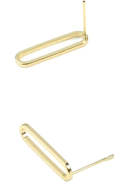 18K Altın Kaplama Ataç Küpe