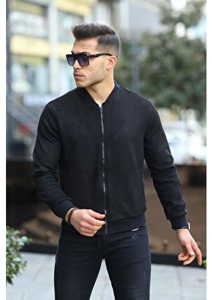 Erkek Dar Kesim Nubuk Süet Astarsız Likralı Su Itici Kolej Ceket fırsatları