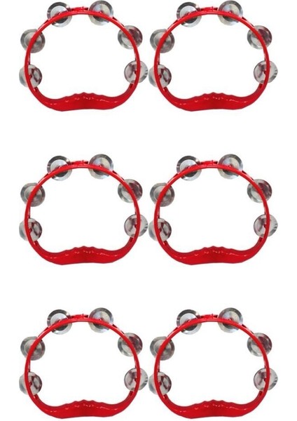 ZİLLİ TEF 6 ADET KIRMIZI DEF