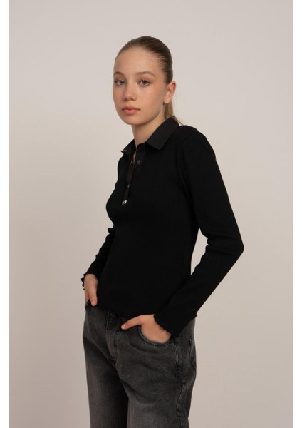 Kız Çocuk 7823 Kaşkorse Polo Yaka Bluz fiyatları