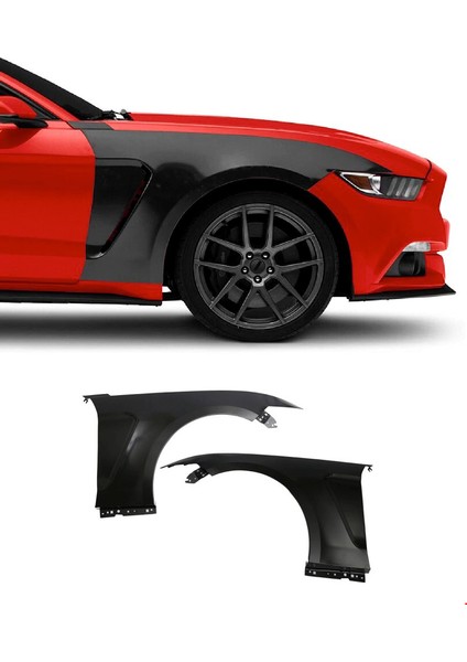 Mustang Ön Çamurluk Seti Rl (GT350) 2015 Sonrası Uyumlu