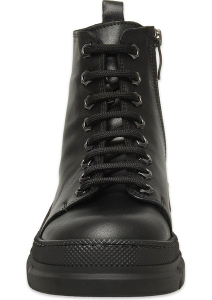 D25KB-1935 Günlük Siyah Kadın Bot modelleri