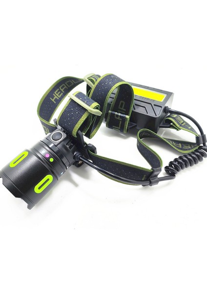 OR-8117 Şarjlı Kafa Lambası 30W – Zoomlu Uzun Menzilli Floresan Aydınlatmalı Kafa Feneri