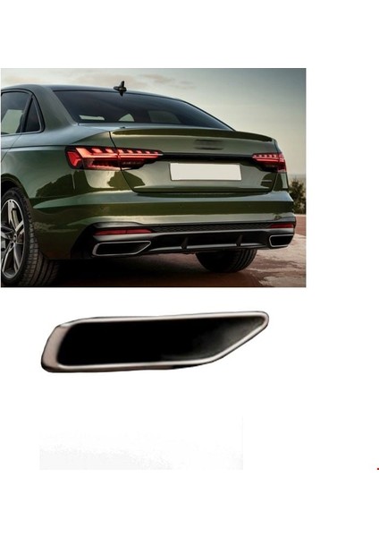 A4 Arka Egzoz Ucu Sol S-Line 2020 Sonrası Uyumlu