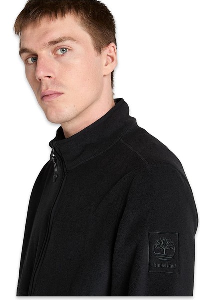 TB0A6HM3 Full Zip Polar Fleece Jacket Siyah Erkek Mont fırsatları