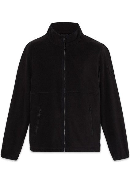 TB0A6HM3 Full Zip Polar Fleece Jacket Siyah Erkek Mont indirimleri