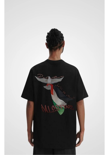 Erkek Pamuklu Tshırt Büyük Beden Baskılı