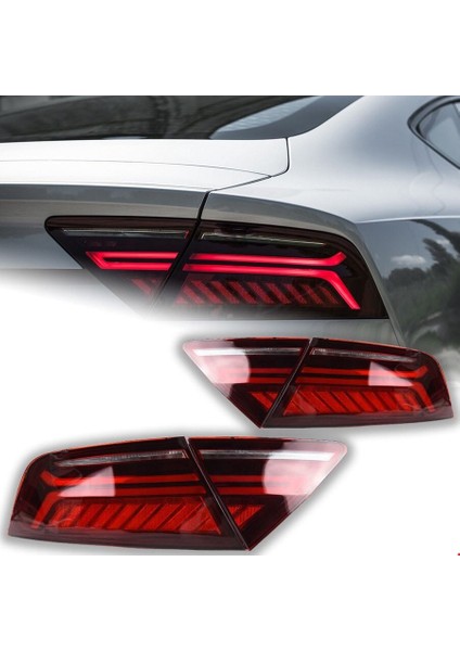 A7 Arka Stop Takımı (Dinamik Kayar Led) 2010 Sonrası Uyumlu