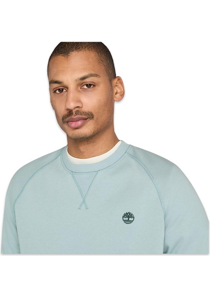 TB0A2BNK Ls Exeter River Basic Brushed Açık Mavi Erkek Sweatshirt fırsatları