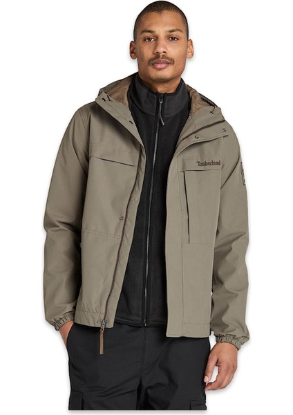 TB0A5XRS Water Resistant Shell Jacket Kahverengi Erkek Ceket