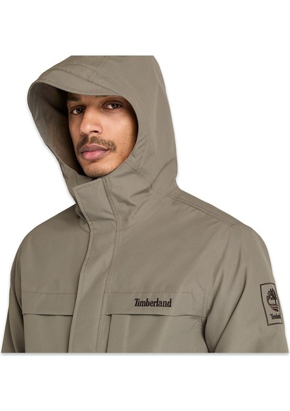 TB0A5XRS Water Resistant Shell Jacket Kahverengi Erkek Ceket modelleri
