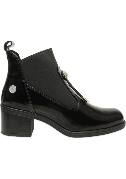 D25KB-1805 Günlük Topuklu Siyah Kadın Bot fiyatları