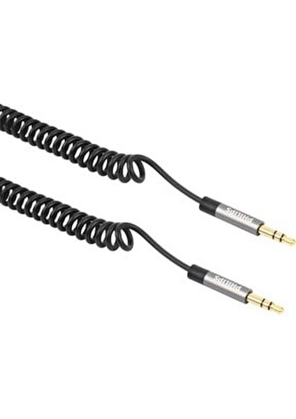 3.5 mm Jack Spiral Aux Ses Kablosu 1 mt Dayanıklı Tasarım ile Yüksek Performans fiyatları