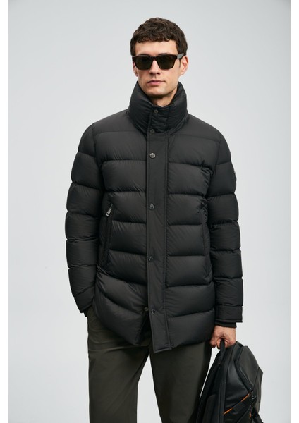 Erkek Rıld Kaz Tüyü Mont 112120255 Siyah