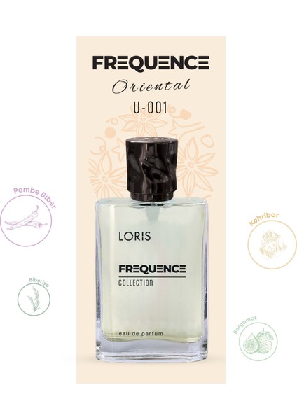 U-001 Frequence Unisex Parfüm 50 ml fırsatları