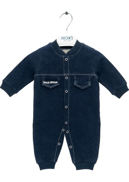 Bebek Unisex Pamuklu Space Dream Kot Tulum modelleri