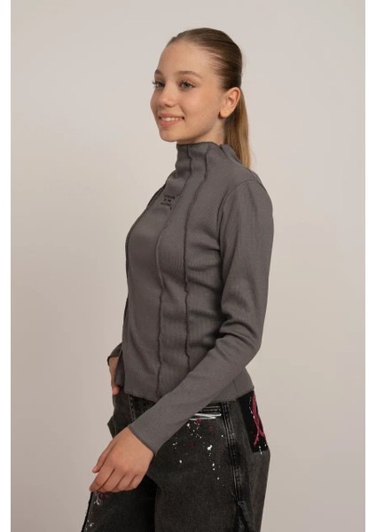 Kız Çocuk 7824 Kaşkorse Nakışlı Bluz modelleri