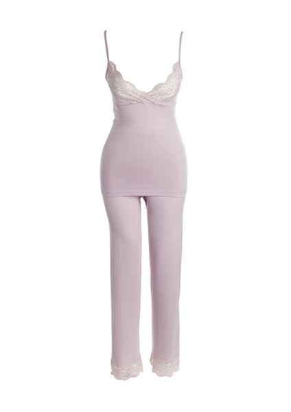Maxscarlet Pijama Takım Gül Kurusu L-Xl