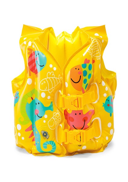 Deniz&havuz Can Yeleği - Intex - Balık Desenli Baskılı - 41 x 30 cm (59661)