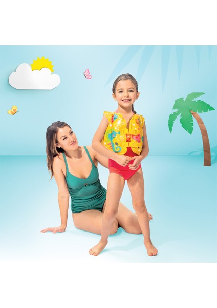 Deniz&havuz Can Yeleği - Intex - Balık Desenli Baskılı - 41 x 30 cm (59661) fiyatları