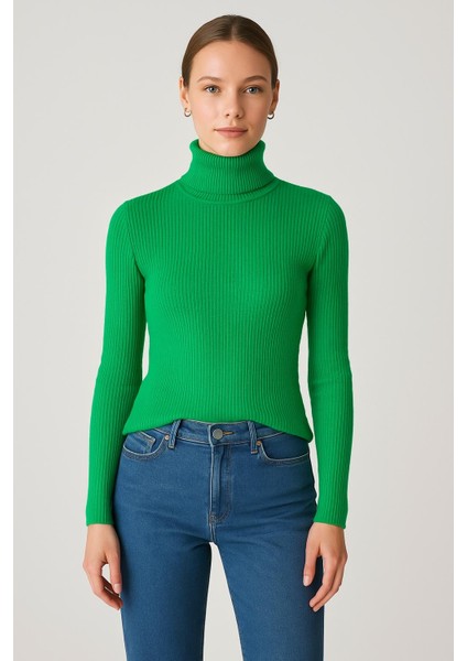 Premium Balıkçı Yaka Kaşkorse Şardonlu Slimfit Boğazlı Kazak-Uzun Kollu Dar Body fiyatları