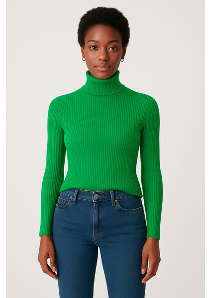 Premium Balıkçı Yaka Kaşkorse Şardonlu Slimfit Boğazlı Kazak-Uzun Kollu Dar Body modelleri