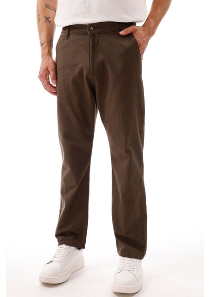Erkek Keten Pantolon – Nefes Alabilir, Rahat Kesim Günlük Giyim -Geniş Beden Aralığı-