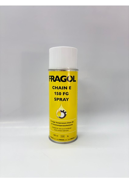 Fragol Chain E 150 FG Yüksek Sıcaklığa Dayanıklı Gıda Onaylı Zincir Spreyi - 400 ml