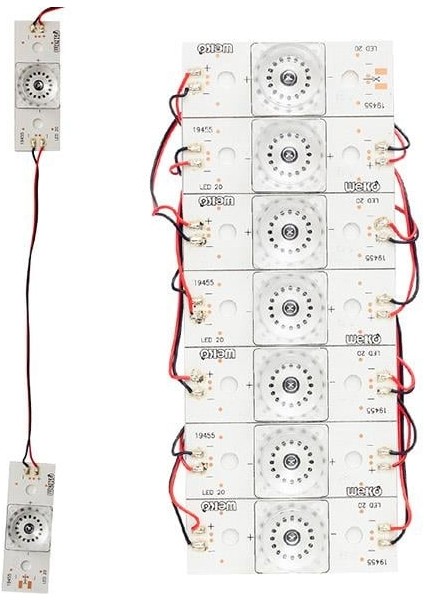 6 Volt Tek Kablolu Birbirine Bağlı LED 1 Adet Aydınlatma