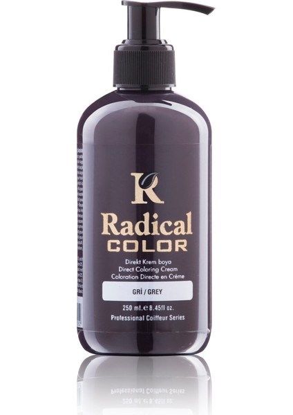 Color Su Bazlı Saç Boyası 250 ml Gri