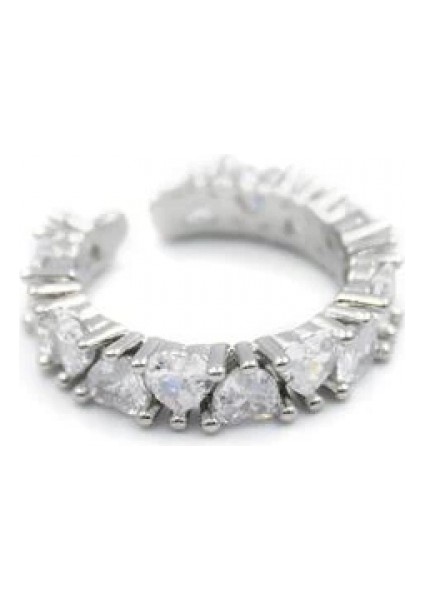 Kalp Taşlı Yüzük - Gümüş fiyatları