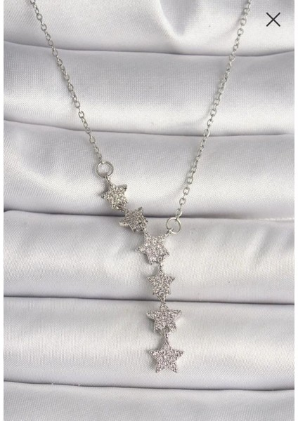 Çelik Kararmaz Kayan Yıldızlı Y Kolye fiyatları