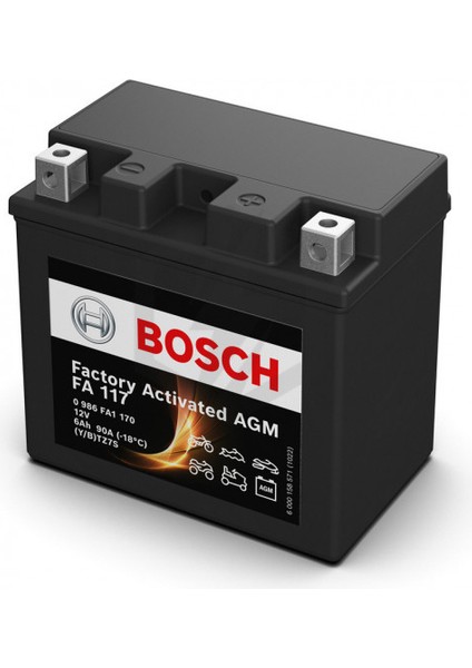 12V 6 Ah YTZ7S Agm Akü