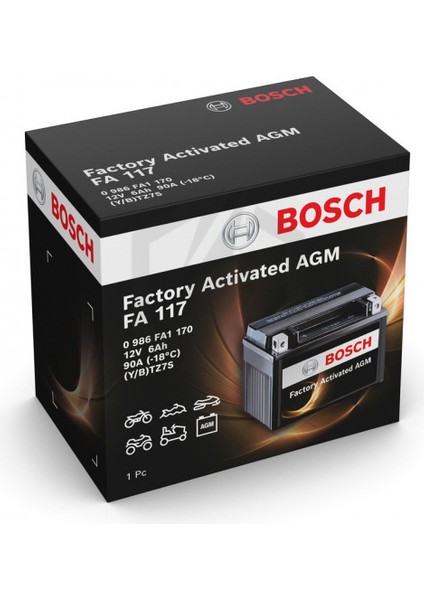 12V 6 Ah YTZ7S Agm Akü fiyatları